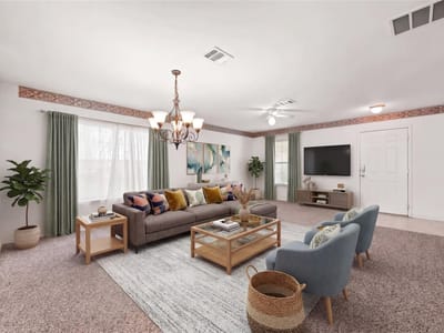 Living area at 83 Elm Hill CT - 3 bed 2 bath home