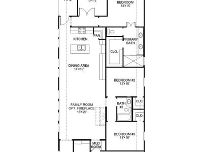 Primary bedroom at 8310 Elijah Craig Way - 3 bed 2 bath home