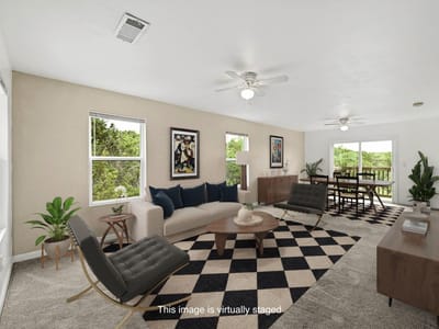 Primary bedroom at 8312 S Timber TRL - 3 bed 2 bath home