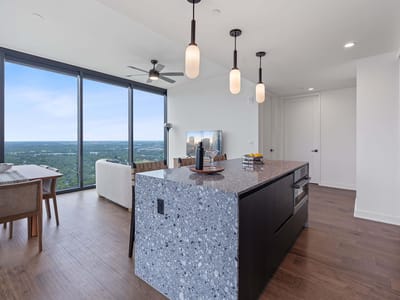 Bathroom at 84 East Ave Unit #1904 - 1 bed 1 bath home