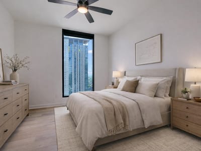 Bathroom at 84 East Ave Unit #2506 - 2 bed 2 bath home