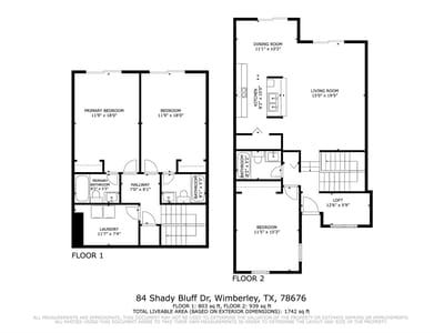 Property photo 2 at 84 Shady Bluff DR - 3 bed 3 bath home