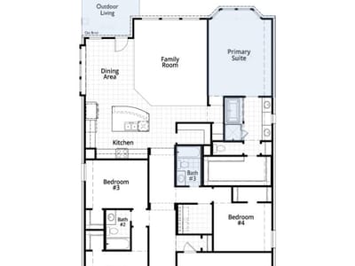 Living area at 840 Jackson River LOOP - 4 bed 3 bath home