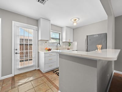 Kitchen at 8400 Jamestown Dr Unit #332 - 2 bed 1 bath home