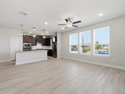 Living area at 8401 Orizzonte ST - 3 bed 2 bath home