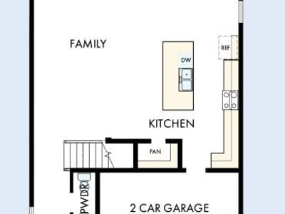 Living area at 844 Perry Pass Unit #30 - 3 bed 2 bath home