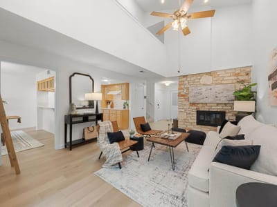 Primary bedroom at 8518 Fathom Cir Unit #107 - 3 bed 2 bath home