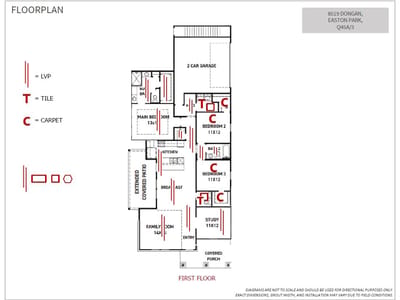 Primary bedroom at 8519 Dongan DR - 3 bed 2 bath home