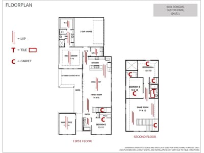 Primary bedroom at 8601 Dongan Dr - 4 bed 3 bath home