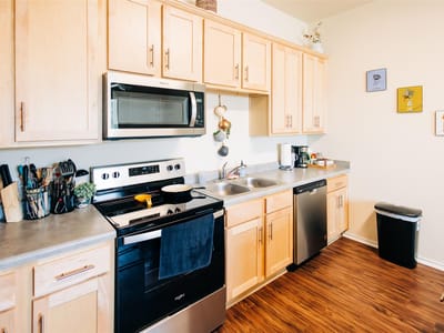 Living area at 8601 W Gate Blvd Unit #9104 - 2 bed 2 bath home