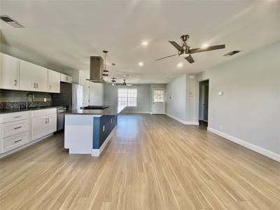 Living area at 8602 Colonial DR - 4 bed 2 bath home