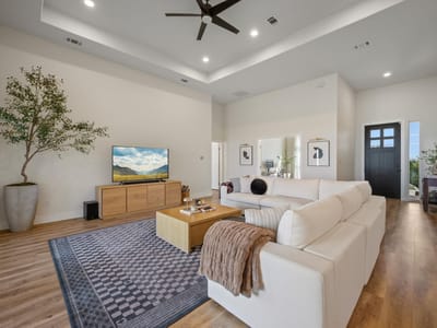 Primary bedroom at 8604 Bar K Ranch Rd - 3 bed 3 bath home