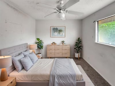 Primary bedroom at 8611 Putnam Dr Unit #103 - 2 bed 1 bath home