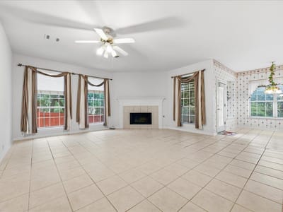 Primary bedroom at 8700 Wafer Ash Way - 4 bed 2 bath home