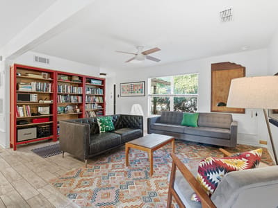 Living area at 8801 Redfield LN - 3 bed 1 bath home