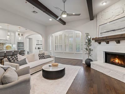 Living area at 8801 Wild Rice CV - 5 bed 4 bath home
