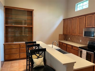 Primary bedroom at 8917 Old Lampasas TRL Unit #12 - 2 bed 2 bath home