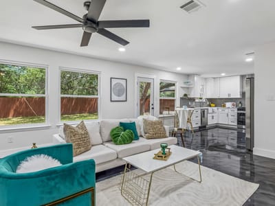 Living area at 8921 Corran Ferry DR - 4 bed 2 bath home