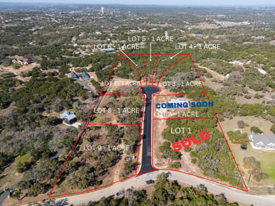 Living area at 9-Lot Spring Oak DR - Springlake Oaks, Dripping Springs, TX