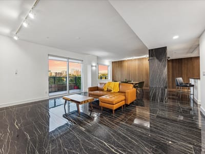 Kitchen at 901 W 9th St Unit #401 - 3 bed 2 bath home