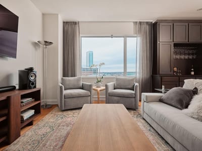 Living area at 901 W 9th St Unit #706 - 2 bed 2 bath home