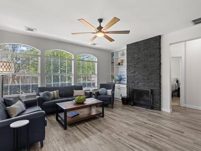 Living area at 9028 Mountain Mist LN - 4 bed 3 bath home