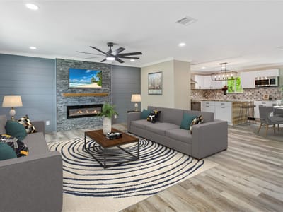 Living area at 904 Westview CIR - 6 bed 2 bath home