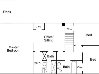 Bathroom at 907 Pepperell CT - 3 bed 2 bath home