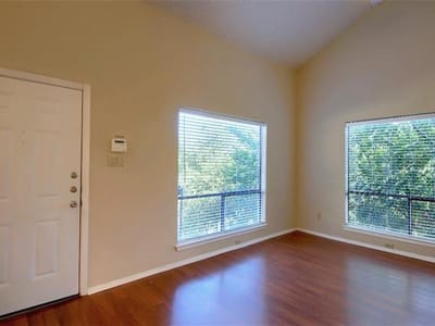 Primary bedroom at 908 Poplar St Unit #203 - 3 bed 2 bath home
