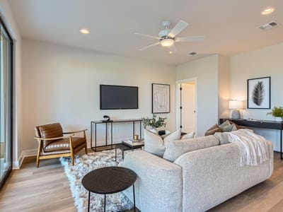 Primary bedroom at 9101 Cattle Baron PATH - 3 bed 3 bath home