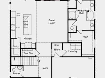 Living area at 9104 Hamadryas Dr - 4 bed 3 bath home
