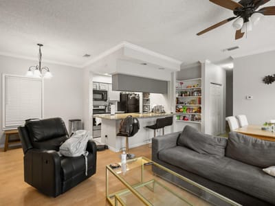 Primary bedroom at 915 W 23rd St Unit #203 - 2 bed 2 bath home
