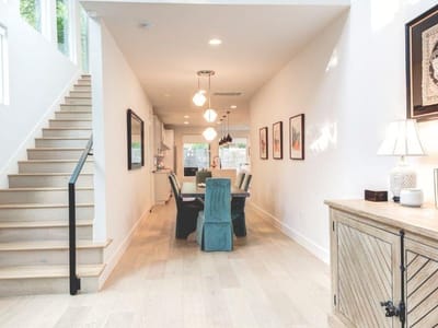 Living area at 916 E 50th St Unit #1 - 4 bed 3 bath home