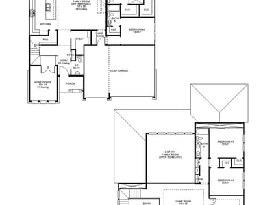Living area at 9208 Calvert WAY - 4 bed 3 bath home
