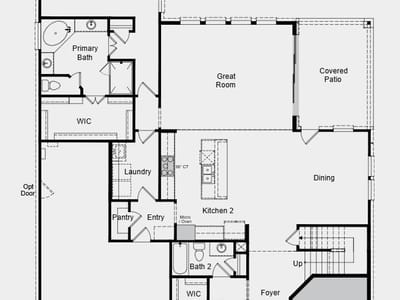Living area at 9208 The Ravine Way - 4 bed 3 bath home