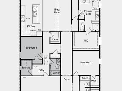 Living area at 9212 Hamadryas Dr - 4 bed 3 bath home