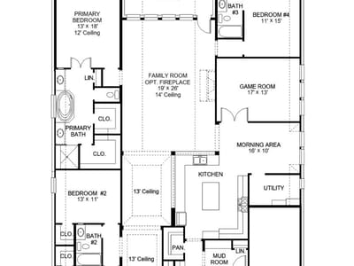 Living area at 922 Sheepdog CV - 4 bed 3 bath home