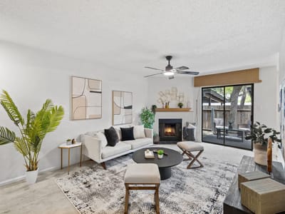 Primary bedroom at 9226 Jollyville RD Unit #131 - 2 bed 1 bath home