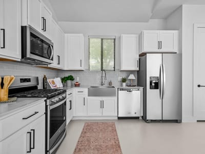 Primary bedroom at 939 E 52nd ST Unit #2 - 2 bed 2 bath home
