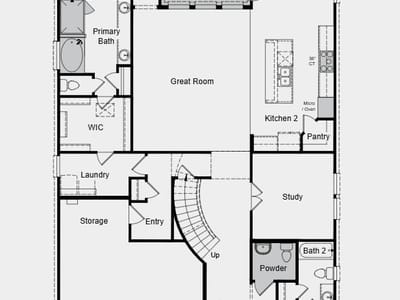Living area at 9500 Hamadryas Dr - 4 bed 4 bath home
