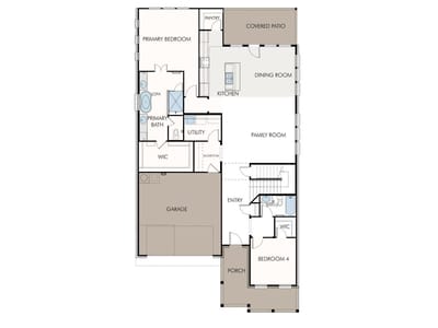Living area at 9513 Gladsome Path - 4 bed 3 bath home