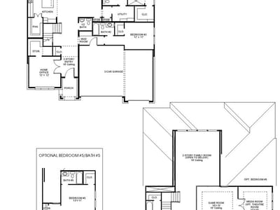 Living area at 9600 Wiggy Way - 5 bed 5 bath home