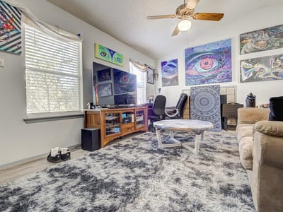Primary bedroom at 9624 Sugar Hill Dr Unit #A & B - Tanglewood Forest Sec 02 Ph E, Austin, TX