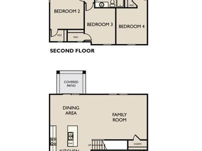 Living area at 9712 Solitary Sandpiper St - 4 bed 2 bath home