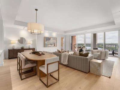 Living area at 98 San Jacinto Blvd Unit #1109 - 2 bed 2 bath home