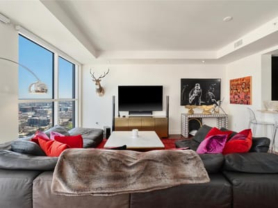 Kitchen at 98 San Jacinto Blvd Unit #2203 - 1 bed 1 bath home
