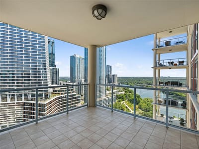 Kitchen at 98 San Jacinto BLVD Unit #2404 - 2 bed 2 bath home