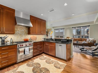 Kitchen at 98 San Jacinto Blvd Unit #903 - 2 bed 2 bath home