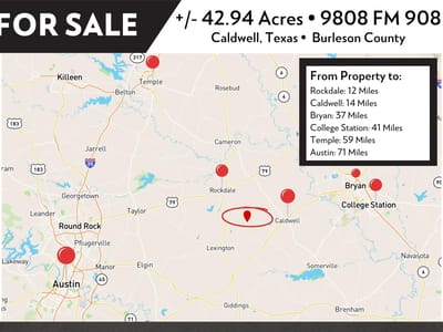 Primary bedroom at 9808 FM 908 - Other, Caldwell, TX