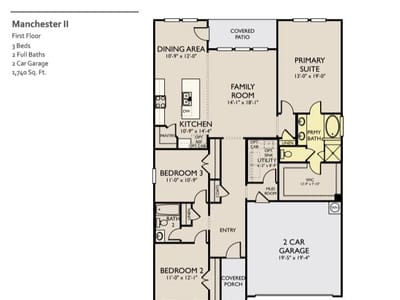 Property photo 3 at 9820 Serene Bliss LN - 3 bed 2 bath home